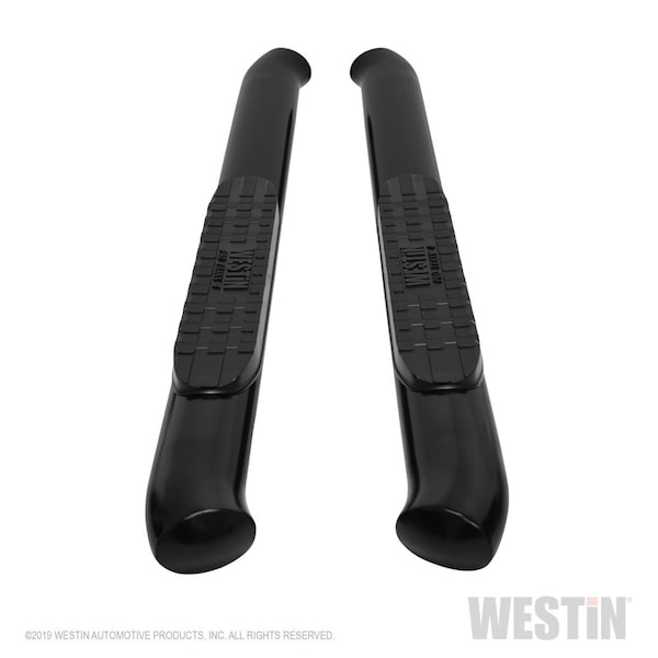 Westin Automotive 19-C SILVERADO/SIERRA 1500/20-C SILVERADO/SIERRA 2500/3500 REG CAB BLACK PRO TRAXX 4 OVAL NERF BARS 21-24115 - main